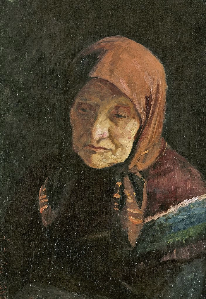 La moglie del vecchio pescatore, 1887 - Museo di Skagen